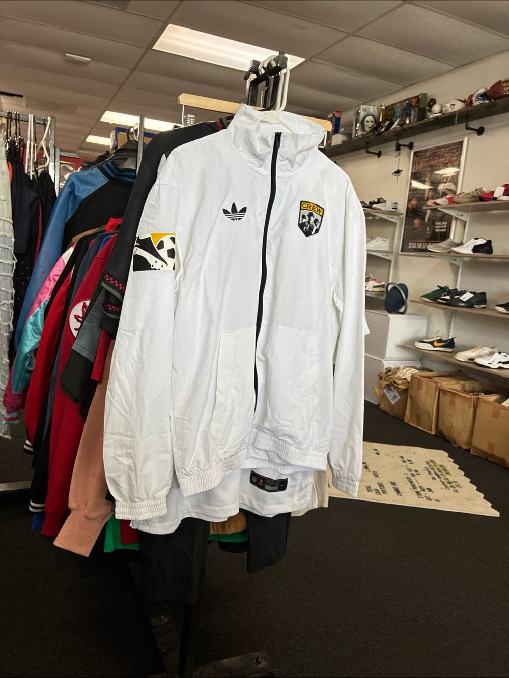Men's Size M Columbus Crew adidas Originals Collection Anthem Full-Zip Jacket